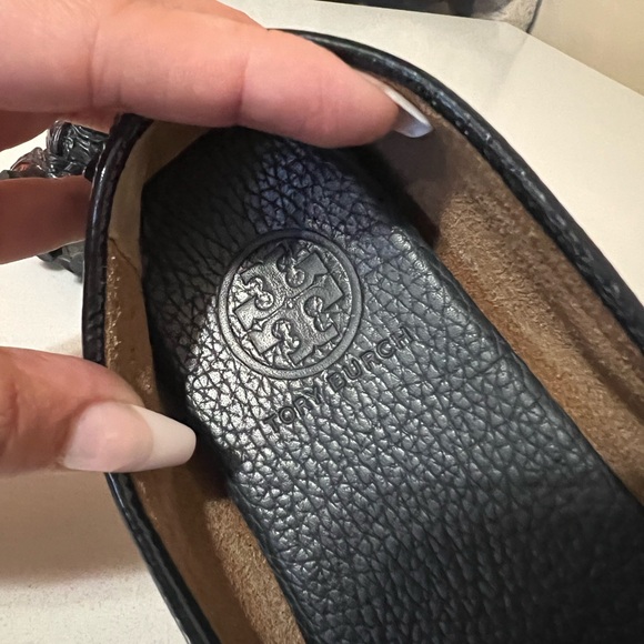 Tory Burch Kendrick Driver Loafers in Blue Size 7.5 - Picture 9 of 14